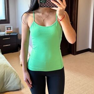 Y2K B.U.M Equipment Green Workout Tank Top